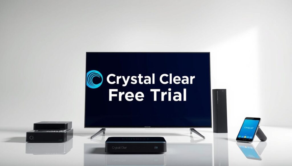 how to get free trial of crystal clear iptv