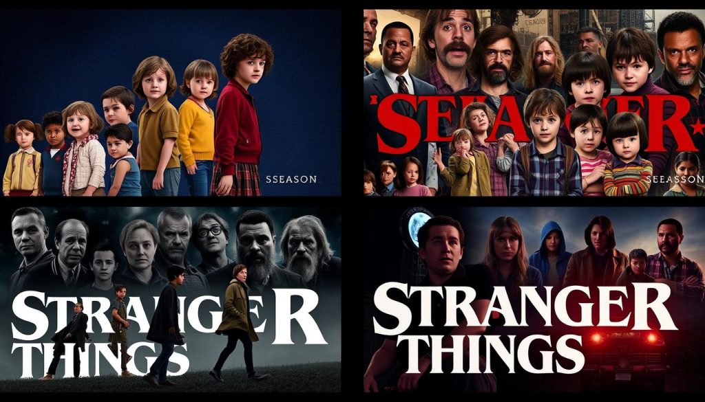 Evolution of Stranger Things across seasons showing its impact on Netflix sci-fi series streaming charts