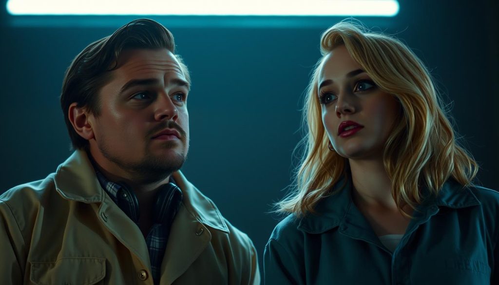 Leonardo DiCaprio and Jennifer Lawrence in Don't Look Up Netflix Original Movie