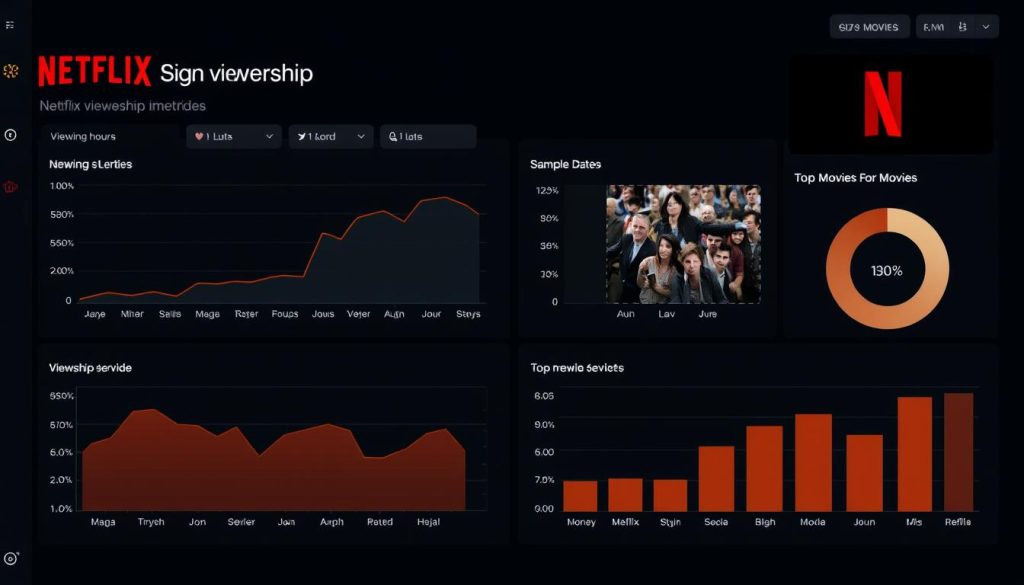 Netflix viewership metrics dashboard showing how Netflix Original Movies are measured