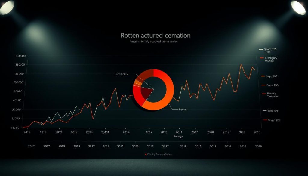 Rotten Tomatoes score analysis for crime series Rotten Tomatoes score analysis for crime series