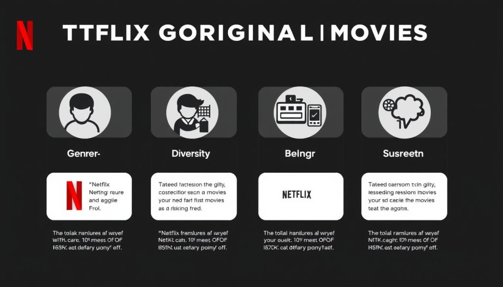Visual representation of Netflix Original Movies success factors