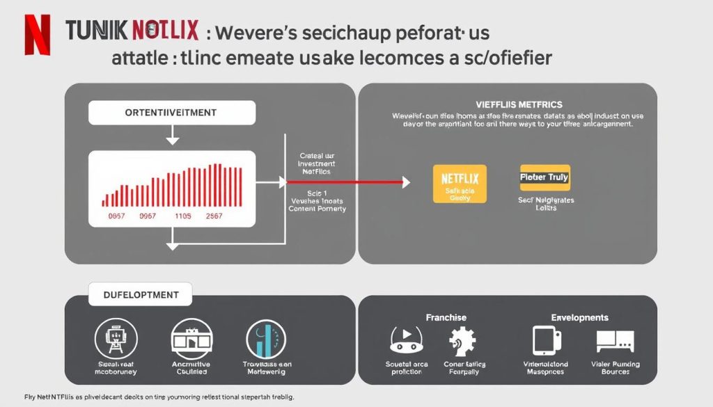 Visualization of how Netflix sci-fi series streaming charts impact content decisions